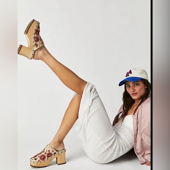 Free People Garden Party Embellished Clogs - Picture 4 of 11